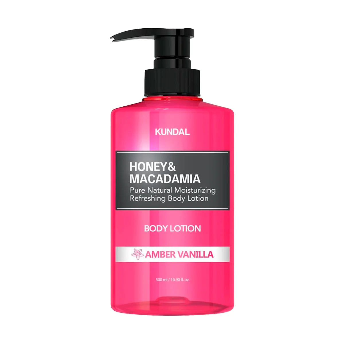 KUNDAL Honey & Macadamia Pure Body Lotion Amber Vanilla 500ml — 500ml