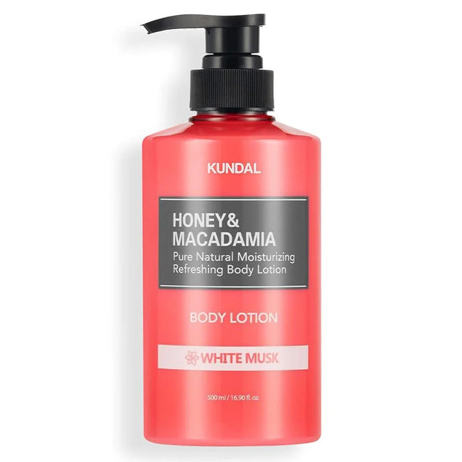 KUNDAL Honey & Macadamia Pure Body Lotion White Musk 500ml — 500ml