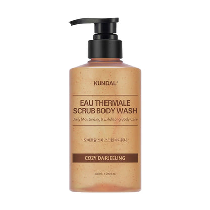 KUNDAL Eau Thermale Scrub Body Wash 500ml — Cozy Darjeeling