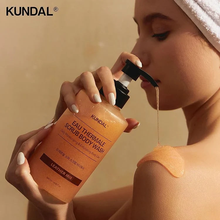 KUNDAL Eau Thermale Scrub Body Wash 500ml — product image 6