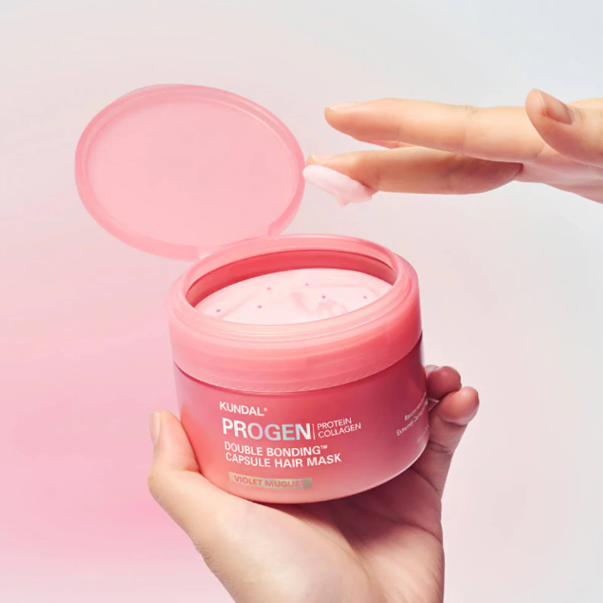 KUNDAL Progen Double Bonding Capsule Hair Mask Violet Muguet 180g — product image 2