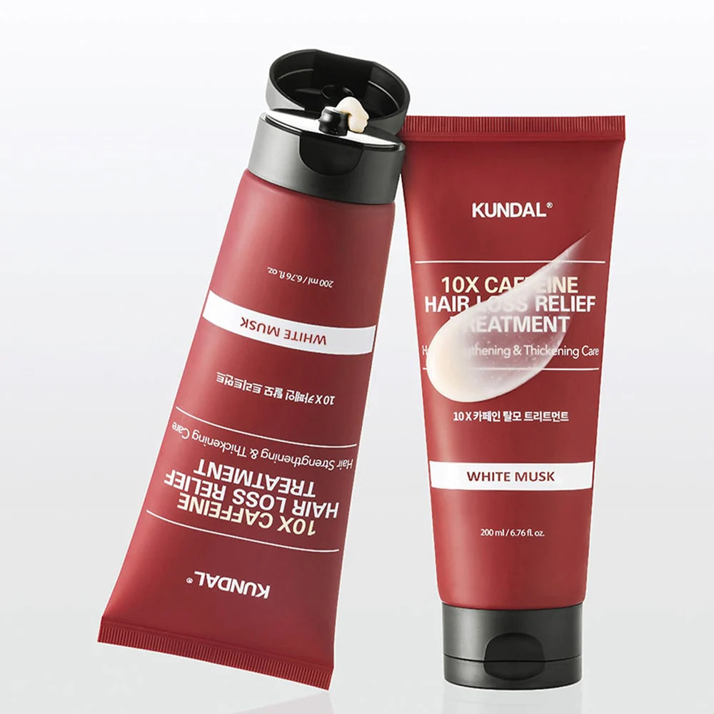 Kundal 10X Caffeine Strengthening Treatment White Musk 200ml — product image 3