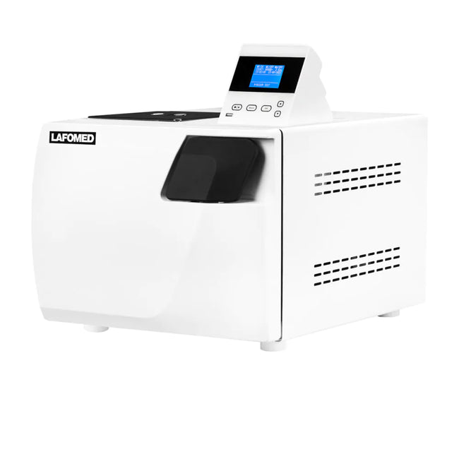 Lafomed Compact 8 L white autoclave — front