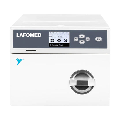 Lafomed LCD 3 L white autoclave — front detail