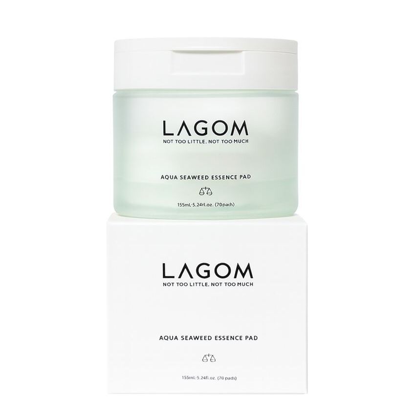 LAGOM Aqua Seaweed Essence Pad 70pcs — 70pcs