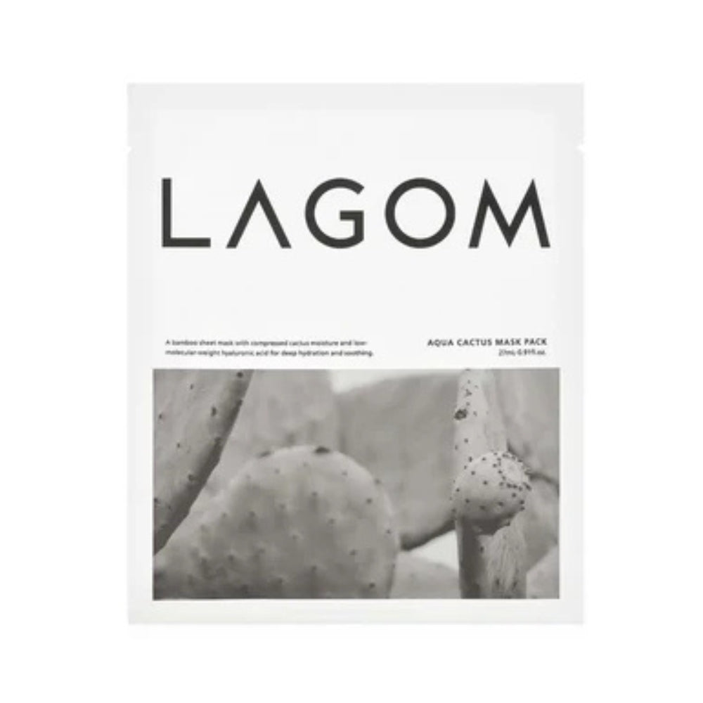 LAGOM Aqua Cactus Mask — 1 Mask