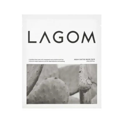 LAGOM Aqua Cactus Mask — 1 Mask