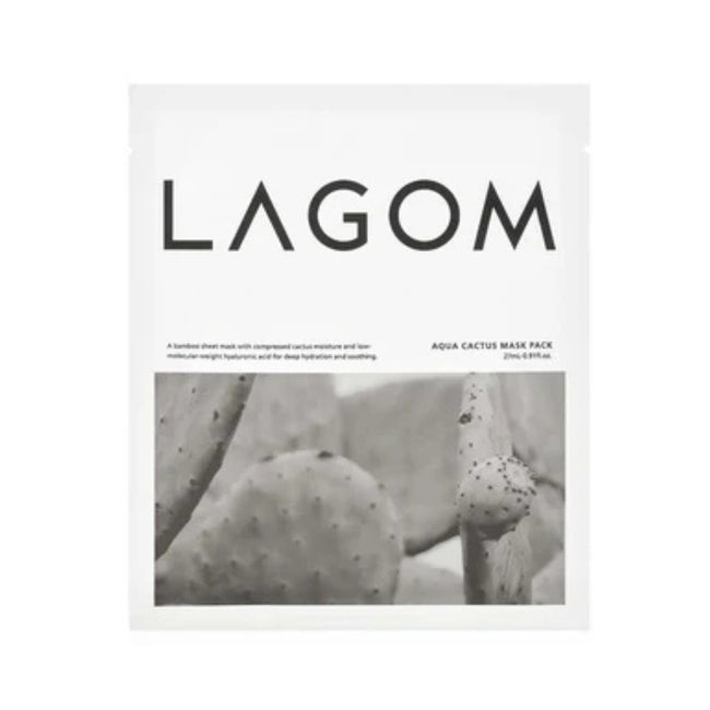 LAGOM Aqua Cactus Mask — 1 Mask