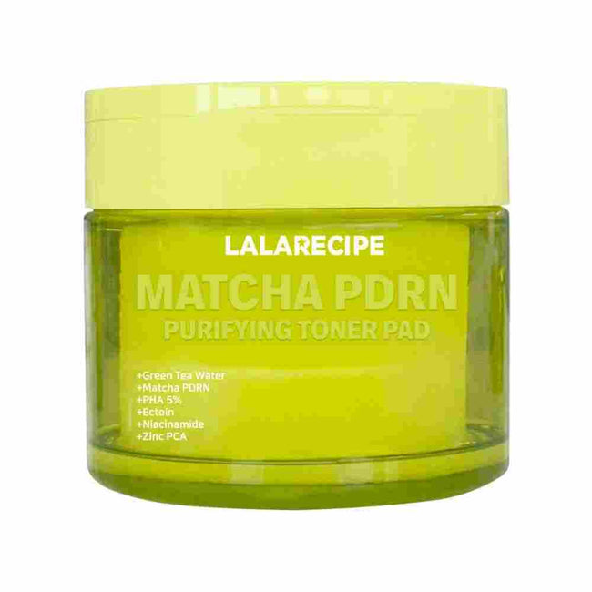 LALARECIPE Matcha PDRN Purifying Toner Pad 70pcs — 70pcs