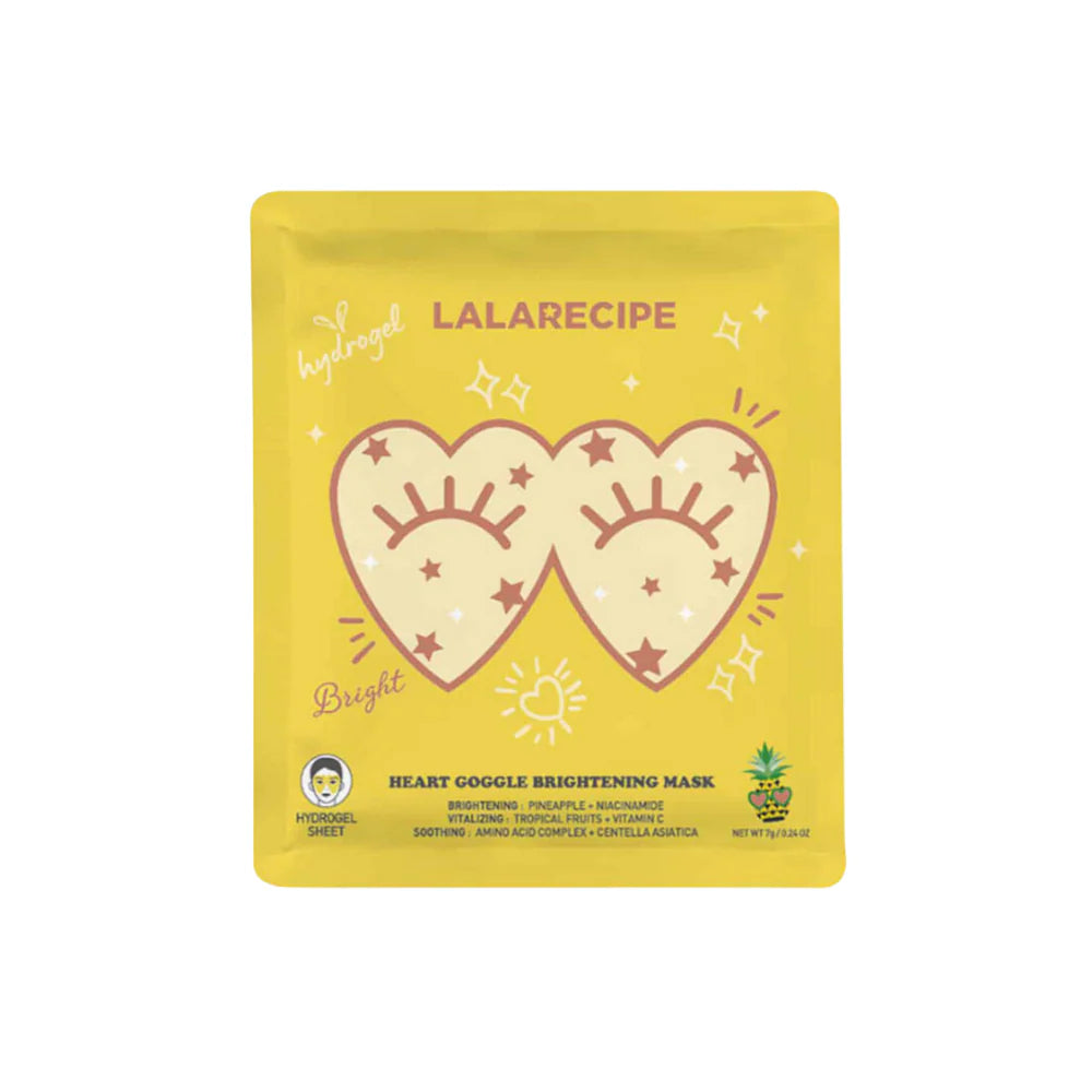 LALARECIPE Heart Goggle Brightening Mask — 10 Masks