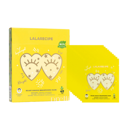 LALARECIPE Heart Goggle Brightening Mask — product image 3