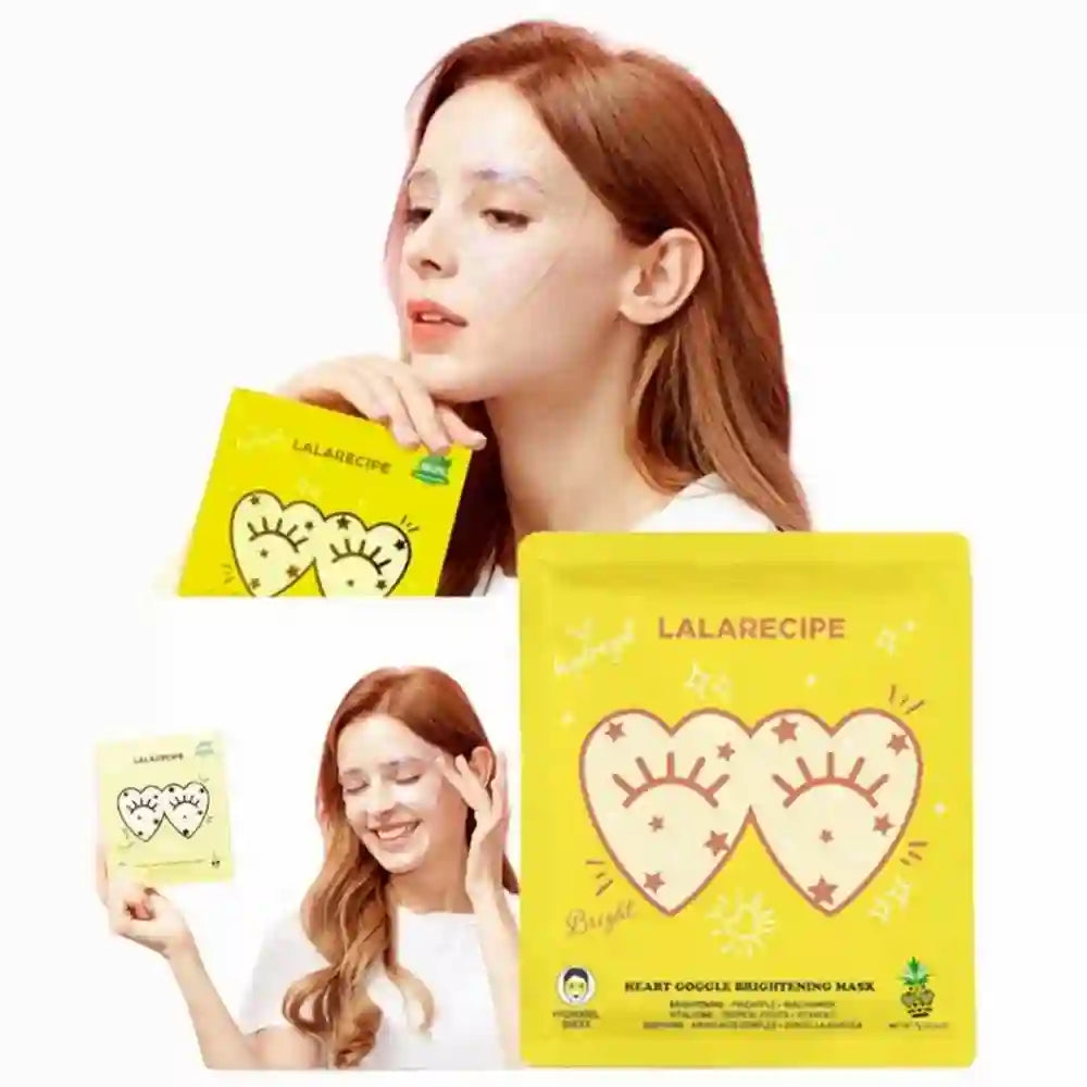 LALARECIPE Heart Goggle Brightening Mask — product image 4