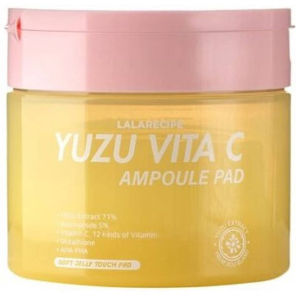 Lalarecipe Yuzu Vita C Ampoule Pad — 80 Pads