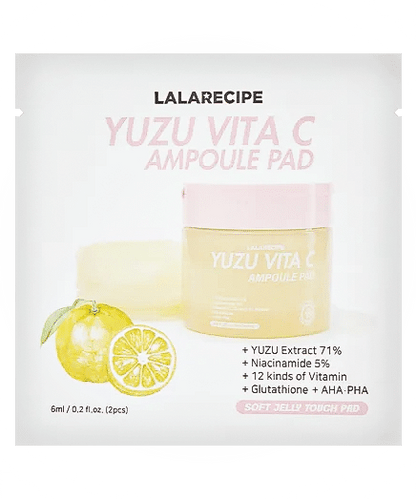 Lalarecipe Yuzu Vita C Ampoule Pad — product image 3