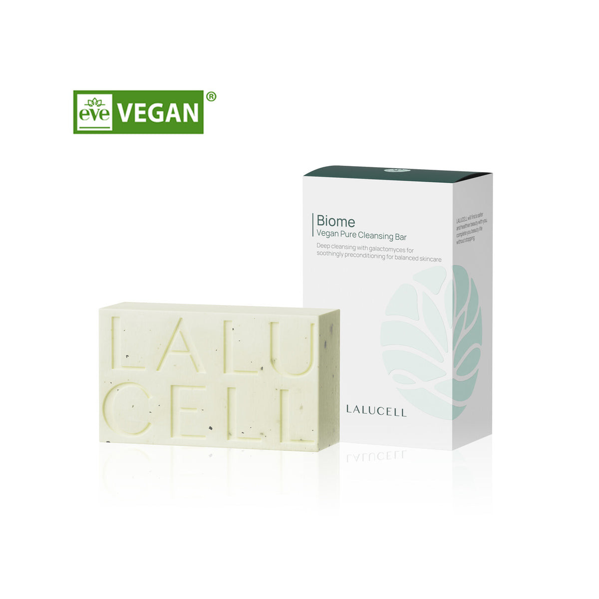 LALUCELL Biome Vegan Pure Cleansing Bar 100g — 100g