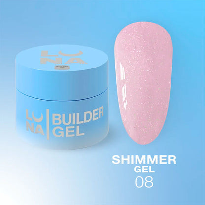Ehitusgeel – Lunamoon Shimmer Gel 8 – 15 ml