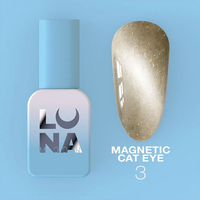 Color Magnetic Cat Eye Gel Polish LUNAmoon No. 3, 8 ml
