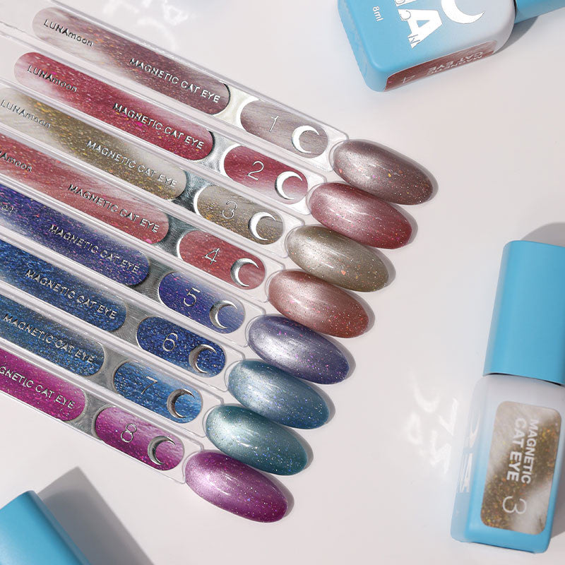 Color Magnetic Cat Eye Gel Polish LUNAmoon No. 3, 8 ml — image 3