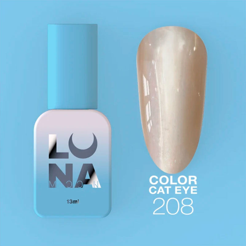Esmalte semipermanente Lunamoon Cat Eye Nr 208 - 13 ml