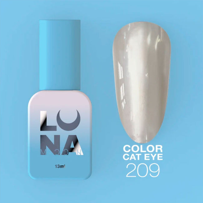 Colored gel polish Lunamoon Cat Eye Nr 209 - 13 ml