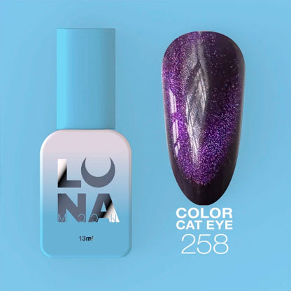 Esmalte semipermanente Lunamoon Cat Eye Nr 258 - 13 ml