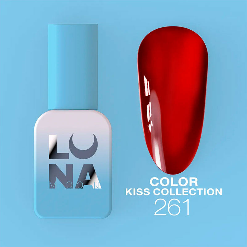 Colored gel polish Lunamoon Kiss Collection Nr 261 - 13 ml