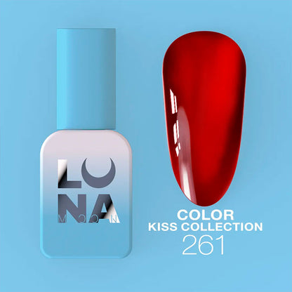 Colored gel polish Lunamoon Kiss Collection Nr 261 - 13 ml