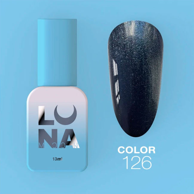 Colored gel polish Lunamoon Nr 126 - 13 ml