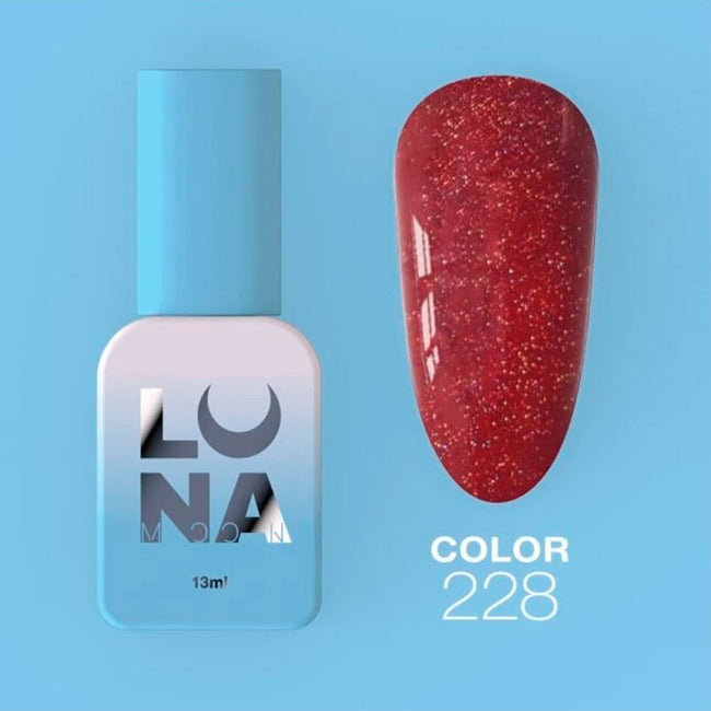 Colored gel polish Lunamoon Nr 228 - 13 ml