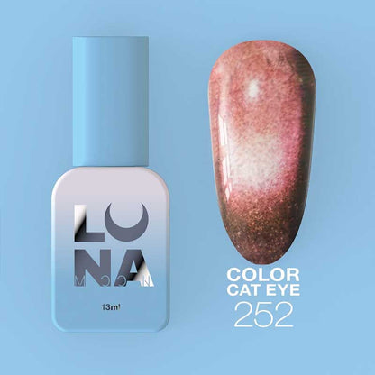 Colored gel polish Lunamoon Nr 252 - 13 ml