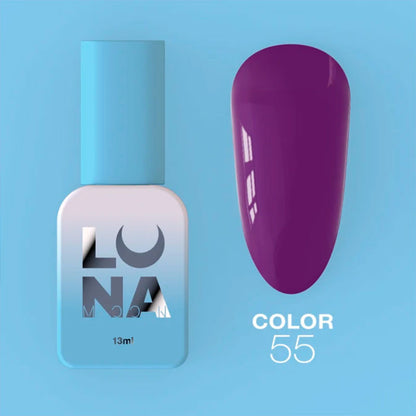 Colored gel polish Lunamoon Nr 55 - 13 ml
