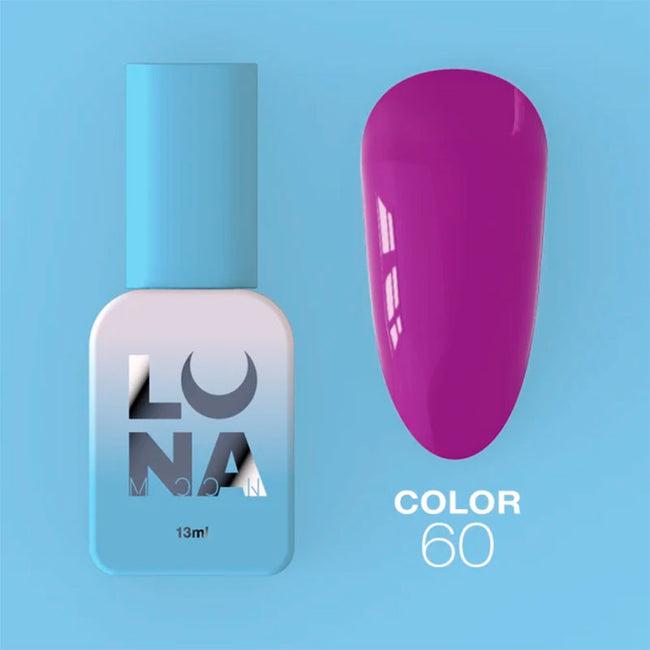 Colored gel polish Lunamoon Nr 60 - 13 ml