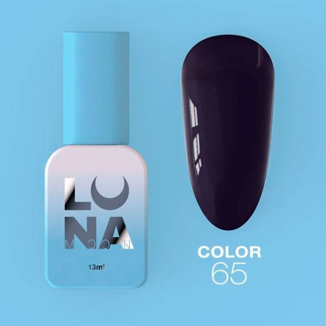Colored gel polish Lunamoon Nr 65 - 13 ml
