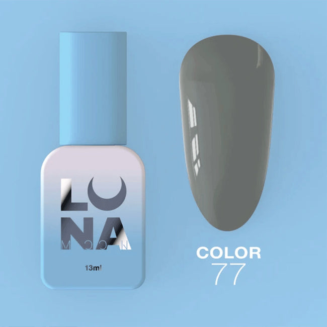 Colored gel polish Lunamoon Nr 77 - 13 ml