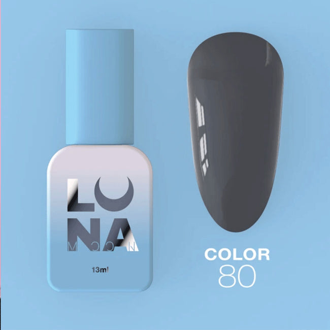 Colored gel polish Lunamoon Nr 80 - 13 ml