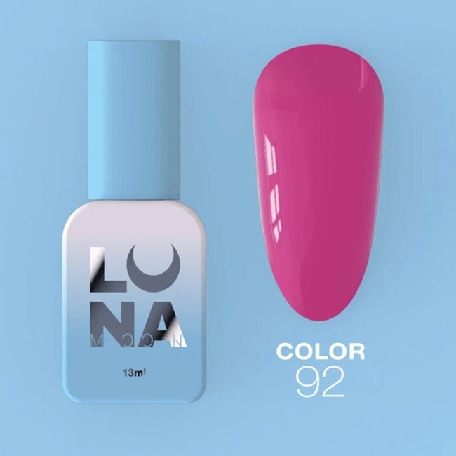 Colored gel polish Lunamoon Nr 92 - 13 ml