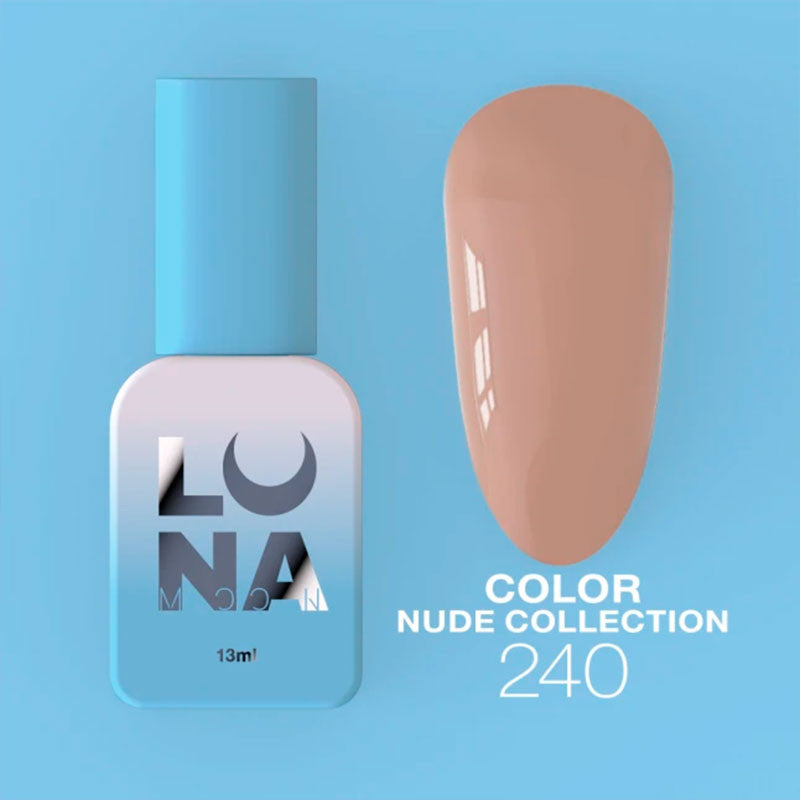 Colored gel polish Lunamoon Nude Collection Nr 240 - 13 ml
