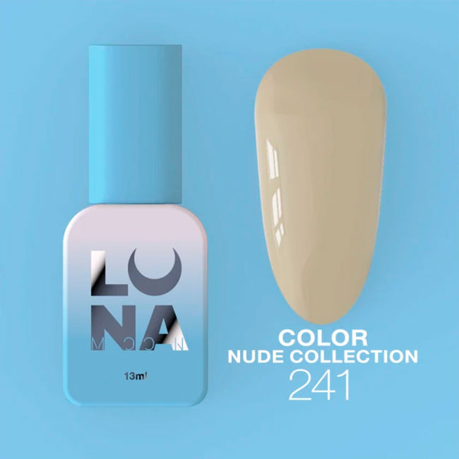 Colored gel polish Lunamoon Nude Collection Nr 241 - 13 ml