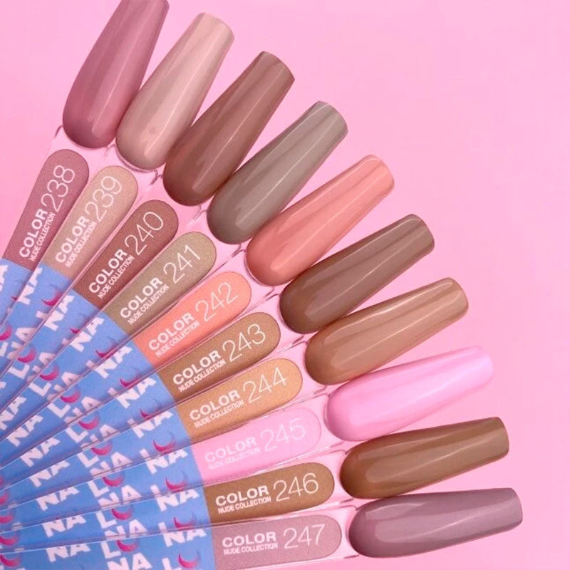Colored gel polish Lunamoon Nude Collection Nr 244 - 13 ml — image 4
