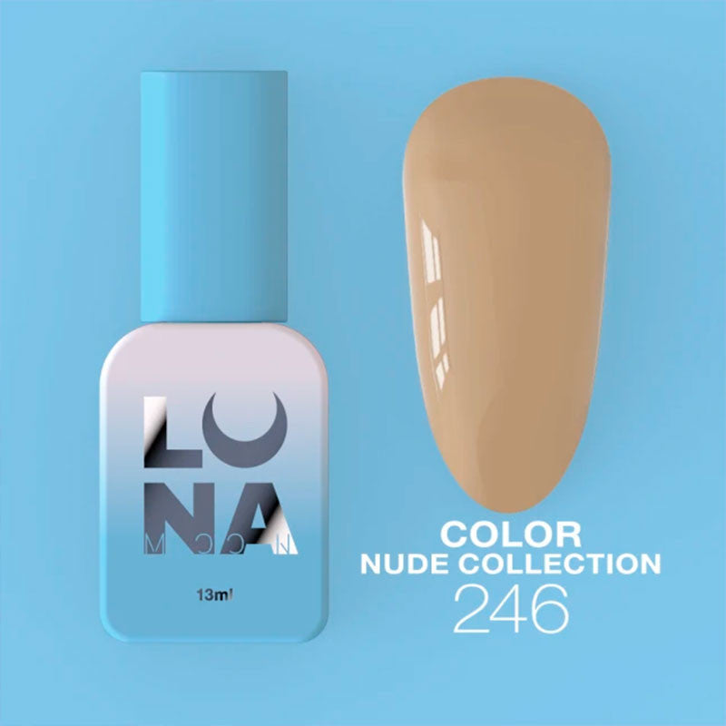 Vernis semi-permanent Lunamoon Nude collection Nr 246 - 13 ml