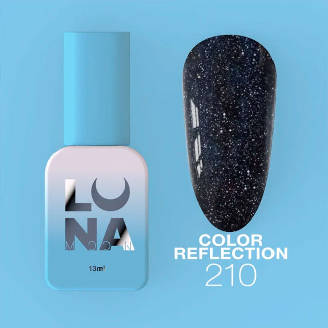 Colored gel polish Lunamoon Reflection Nr 210 - 8 ml