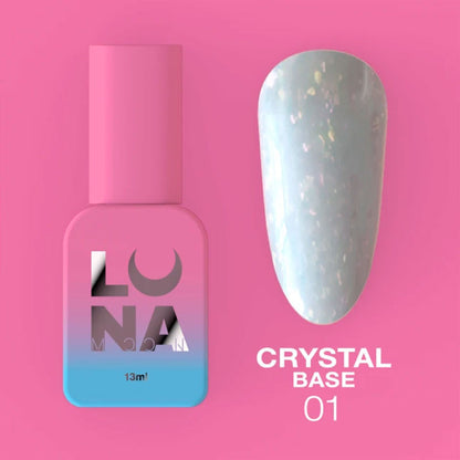 Cover Värviline alusgeel Lunamoon Crystal Värviline alusgeel № 1 - 13 ml