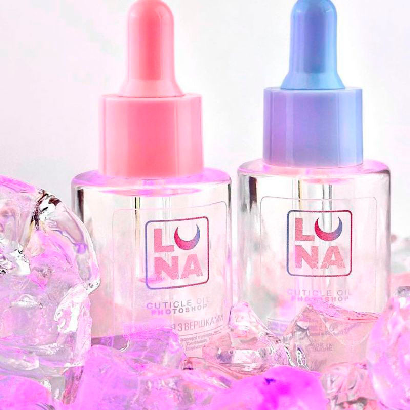 Dry Cuticle Oil Lunamoon with Melon Scent PhotoShop - 30 ml — image 2