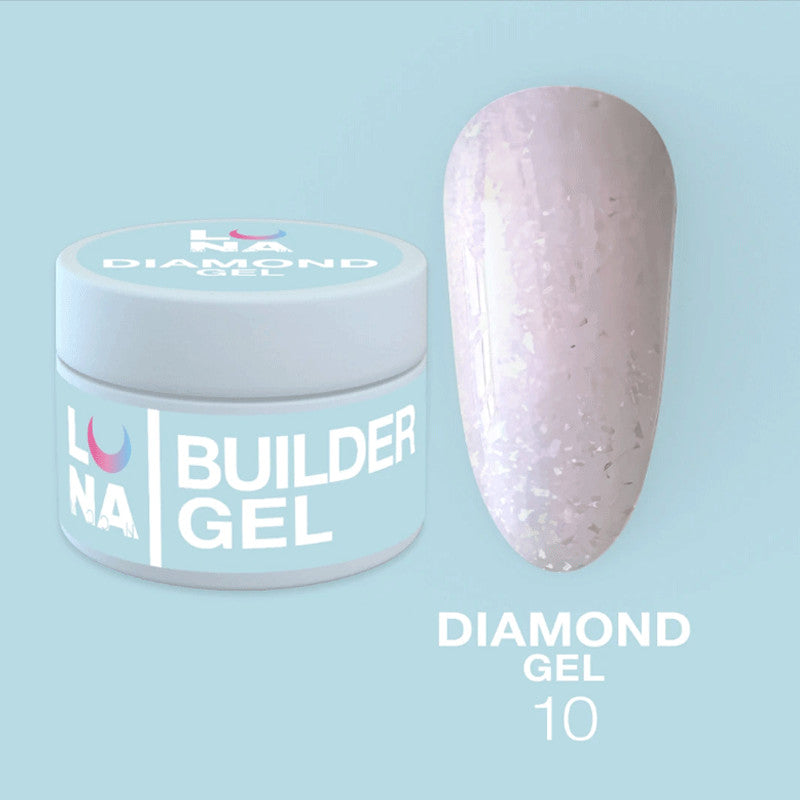 Gel constructor Extension gel Lunamoon Diamond Gel Nr 10 - 15ml