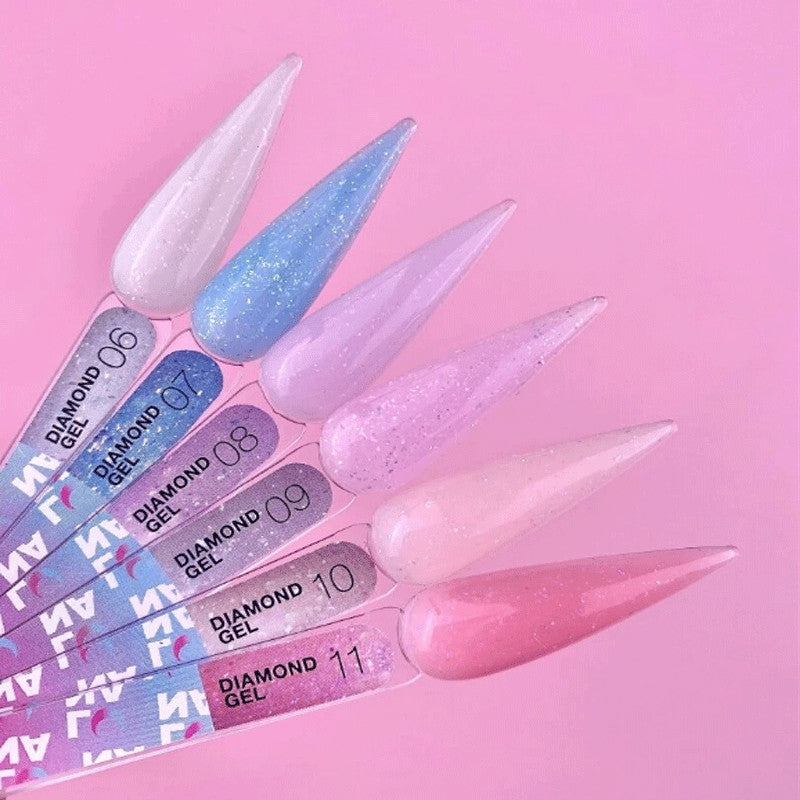 Gel constructor Extension gel Lunamoon Diamond Gel Nr 10 - 15ml — imagen 2