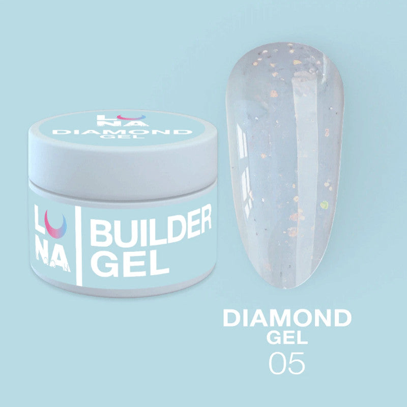 Gel constructor Extension gel Lunamoon Diamond Gel Nr 5 - 15ml