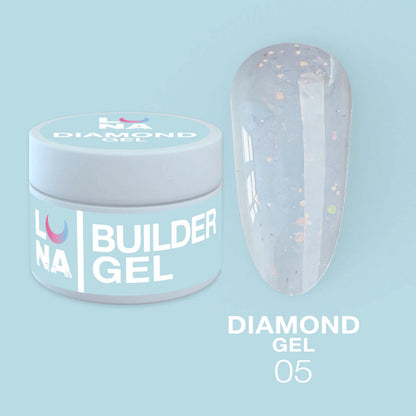 Gel constructor Extension gel Lunamoon Diamond Gel Nr 5 - 15ml