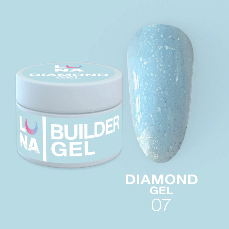 Gel de construction Extension gel Lunamoon Diamond Gel Nr 7 - 15ml