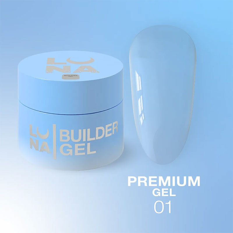 Ehitusgeel Extension gel Lunamoon Premium Gel Nr 1 - 15ml