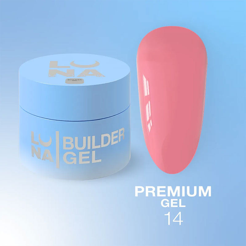 Gel de construction Extension gel Lunamoon Premium Gel Nr 14 - 15ml